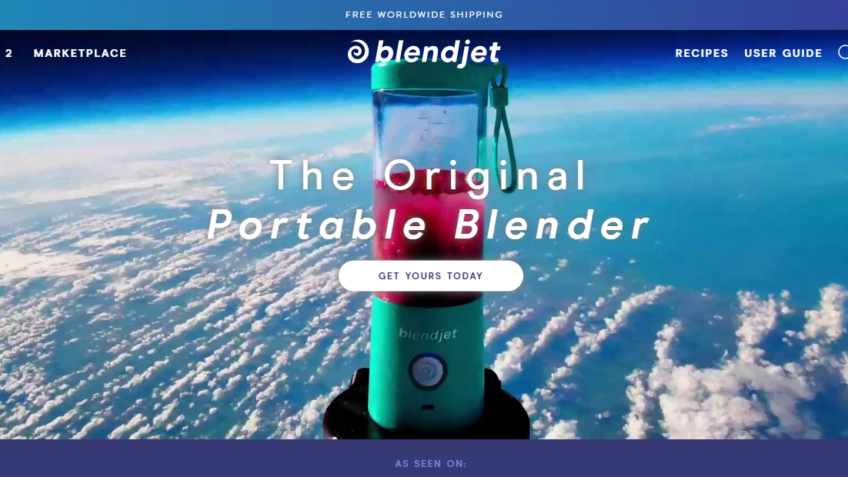 BlendJet Review Read Reviews And Share Your Experience   Blendjet Hompage 848x477 