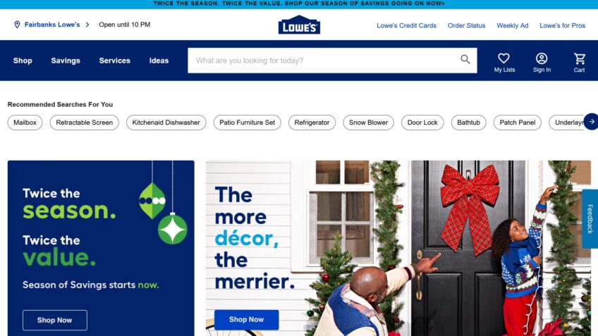 Lowes Website 848x477 