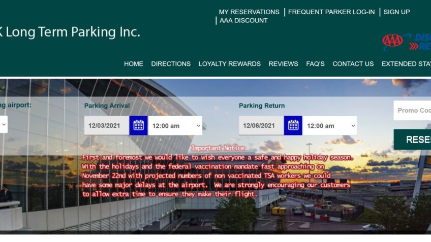 JFK Long Term Parking Review - Collect & Read Reviews Free