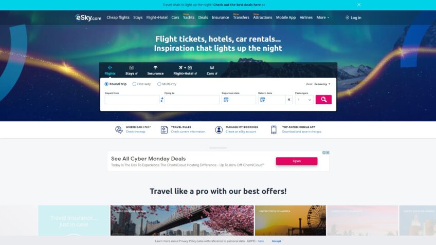 e sky travel reviews