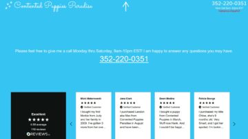 Contented Puppies Paradise Reviews