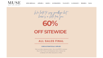 Muse Boutique Outlet Reviews