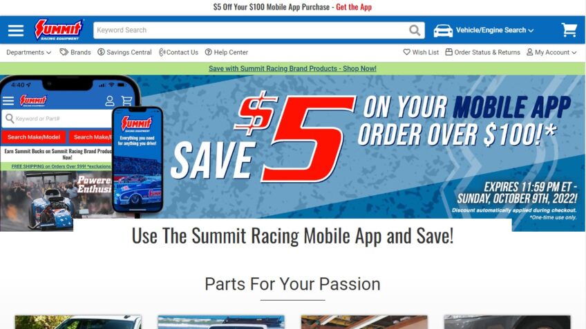 Summit Racing Reviews   SUMMIT RACING EQUIPMENT 848x477 