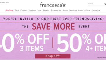 Francesca's Reviews