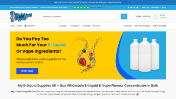 My E-Liquid Supplies Reviews