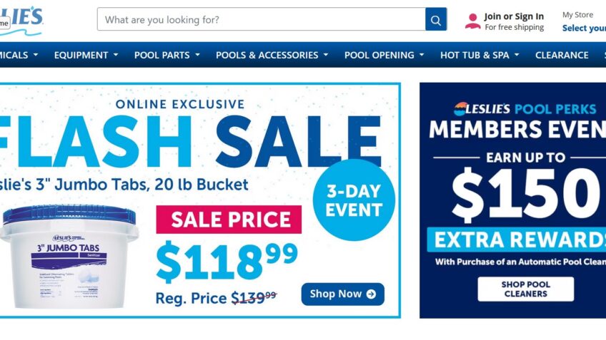 Leslie's pool supplies near me