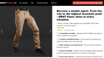 Swat Pants Review