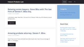 Folsom Probate Law Review